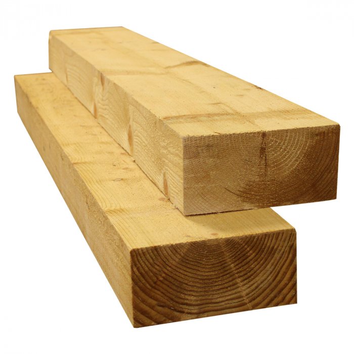 Pack de 60 Traverses de bois traitées UC3 | 1,2 m x 200 mm x 100 mm – Image 2