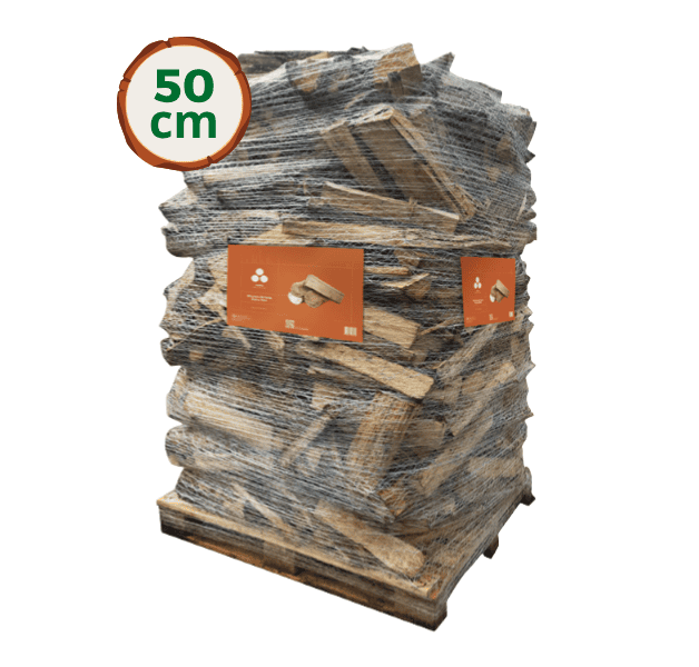 Bois de chauffage 50 cm Wooday - Bois bûche 100% feuillus